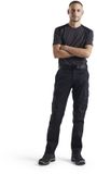 Blåkläder Industrie werkbroek stretch 1444-1832 - Zwart/Donkergrijs - C56