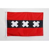 AZ FLAG Bootvlag Amsterdam 45x30 cm