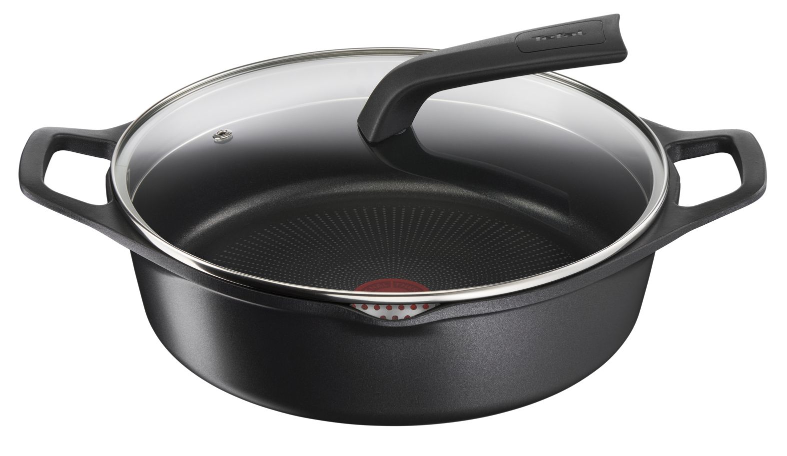 Tefal Robusto Braadpan - 28 cm - Zwart - Met Deksel