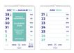 Brepols Optivision NL Kalender 2026 - Grote cijfers & letters - Wire-O - A4 - 21 x 29,7 cm