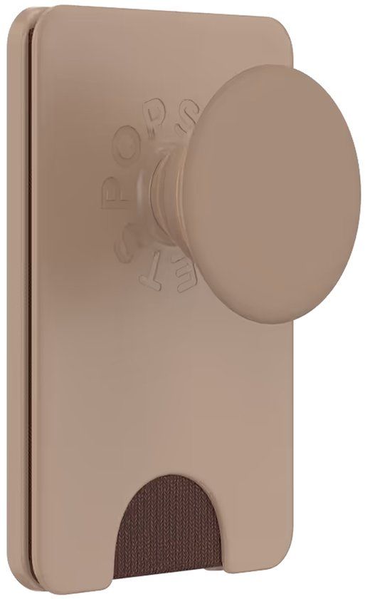 PopSockets PopWallet met Magnetische Ring - Latte