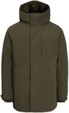 JACK & JONES Winterparka 'JJEKeen' donkergroen