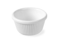 HENDI Ramekin – Hygiënisch en stootvast – Geribbeld – 80 ml – Vaatwasmachinebestendig
