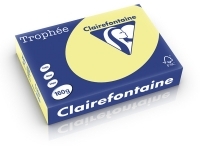 Clairefontaine Clairefontaine gekleurd papier citroengeel 160 grams A4 (250 vel)