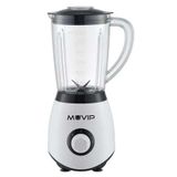 Muvip Blender, 1300 W, 1,5 l, 2 snelheden, roestvrij staal, ijsvermaling, veiligheidsvergrendeling