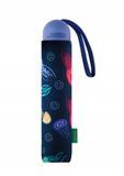 Benetton paraplu dames navy met kwallenprint en hoesje