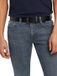 Tom Tailor Denim - TTSAM leren riem met vierkante gesp - Maat 100 - black uni
