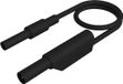 SKS Hirschmann MAL S WS-B 50/2,5 sw Câble de mesure de sécurité 4mm-prise de sécurité 4mm-fiche de sécurité, empilable 50 cm Noir