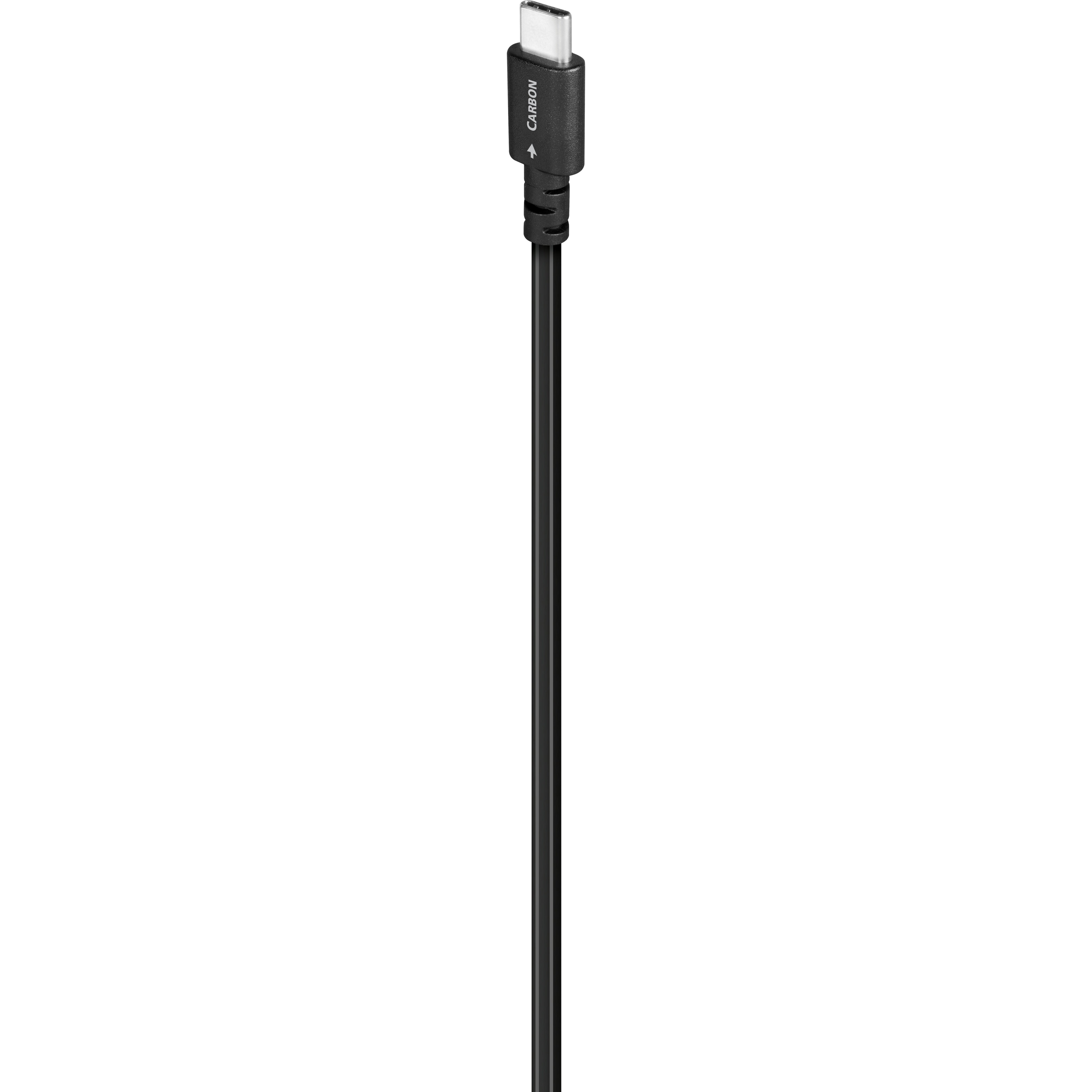 AudioQuest USBCAR20.75CC USB-kabel Carbon USB-C naar USB-C 0.75 meter