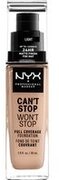 NYX Professional Makeup CANT STOP WONT STOP 24-HOUR FNDT - LIGHT