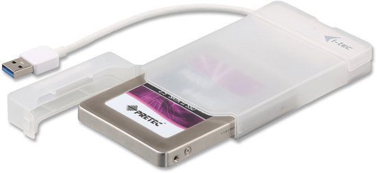 I-tec Externe harddisk behuizing Doos MYSAFEU314 Wit