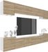 BELINI meuble mural Milano 4 300 cm Sonoma Chêne Mat