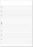 Filofax A5 Gelinieerd Kladblok - Wit