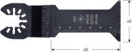 Rotec lame de scie plongeante à dos ouvert, BiM, type MTS40bi, 40 x 68 mm (5 pièces)