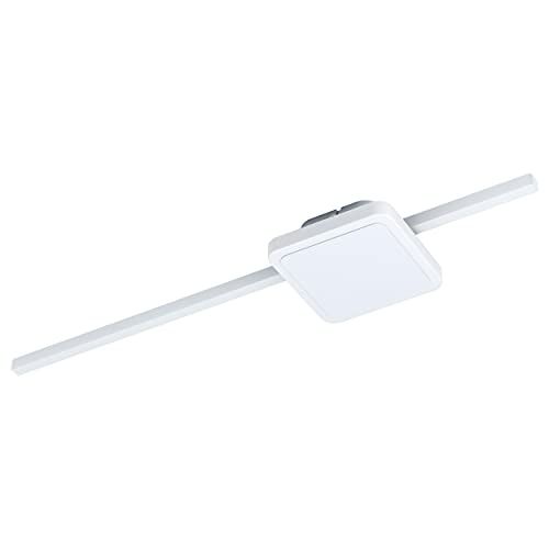 EGLO Sarginto LED Plafondlamp - Wit - Vierkant - 2 Lampen
