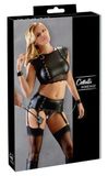 Cottelli Top met open straps slip - Zwart - Maat XL