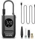 Luxuriq Pompe à vélo électrique - pompe à pneus rechargeable - 150 psi - gris