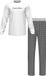 Calvin Klein Underwear Pyjama Ls Tee Pant Set Classic White Top/summit Plaid XL Katoen
