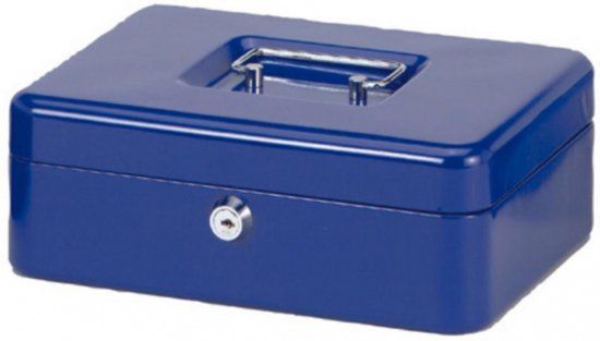 Maul Geldkist GK 4, 250 x 191 x 90 mm, Blauw