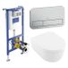 Villeroy & Boch Avento Toilet suspendu Directflush à culotte profonde - Stone White (blanc mat)