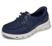 Skechers Glide-Step Serene Newport Baskets pour femme Bleu marine 38 EU