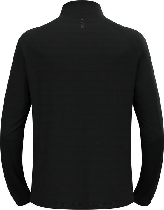 ODLO Essential Ceramiwarm Hardloopshirt Heren Zwart Maat M