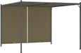 vidaXL Pergola met uittrekbaar dak 3x3 m Taupe
