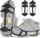 Chaussures antidérapantes pour neige et glace - Taille L, pointure 40-45 - avec 24 pointes