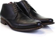 Floris van Bommel Veterboots 'De Marser 01' zwart