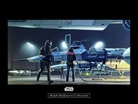Komar Muurfoto | Star Wars Classic RMQ Yavin Y-Wing | Kinderkamer, jeugdkamer, decoratie, kunstdruk | zonder lijst | WB167-40x30 | Maat: 40 x 30 cm (breedte x hoogte)