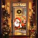 Décoration de Noël Housse de porte 200 x 90 cm