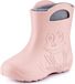 Ladeheid LA-CA-FrogWinter Bottes de pluie pour enfants - Caoutchouc - avec doublure intérieure - EVA - Doublure intérieure lavable - Rose poudré - 24/25