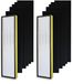 PureMate HEPA-filtersysteem voor PureMate PM 520, H13-klasse, met actieve koolfilter, bestaande uit 2 voorfilters en 8 HEPA-filters