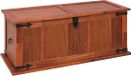 vidaXL Opbergkist - 90x45x40 cm - massief acaciahout - Bruin