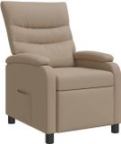 vidaXL - Relaxfauteuil - Cappuccino - Kunstleer