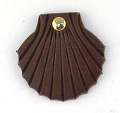 Adriatica Pelletteria Religieuze magneten van leer, verschillende kleuren, 3 stuks