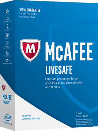 McAfee LiveSafe 2017 - Antivirus Software - Multi Platform - Download