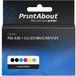 PrintAbout Ink Cartridge PGI-530 + CLI-531BK/C/M/Y/GY 5-color Multipack for Canon