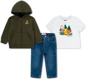 Levi's® Kids R558 Set Olive Night Katoen Lange mouw 24 maanden