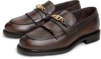 Tommy Hilfiger Leren Loafers met Franjes - Bruin