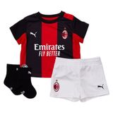 PUMA AC Milan 26/27 thuistrainingspak, Zwart/Rood, Maat 9-12M