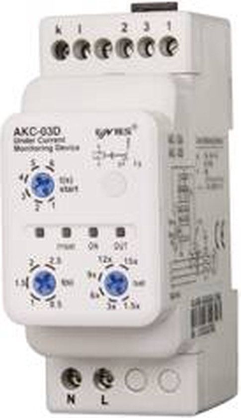 ENTES AKC-03D Bewakingsrelais 1x wisselcontact 1 stuk(s)