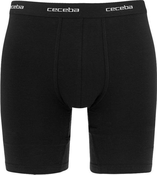 CECEBA Monza 2-pack heren boxer - extra lange pijpen - zwart - Maat 5XL