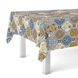 Martina Home Tafelkleed, tafelzeil, blauw, 240 x 140 cm