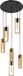 EGLO Littleton Hanglamp - E27 - Ø 50 cm - hout - Zwart/Bruin - FSC Hout