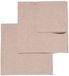HEMA Servetten Beige Met Glitters Chambray Katoen 47x47 - 2 Stuks (zand)