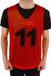 PowerShot Set van 11 Chasubles genummerd 1 tot 11 - Rood - Kinderen