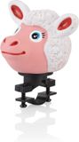 XLC Schaap DD-H03 Fietstoeter - Kinderfiets - Roze & Wit - 25,4 mm
