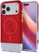 Spigen Classic C1 MagFit Hoesje Geschikt voor iPhone 17 Pro Max - Compatibel met MagSafe - Retro Back Cover - Rood