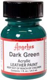 Angelus Leather Acrylic Paint - Dark Green - 29.5ml